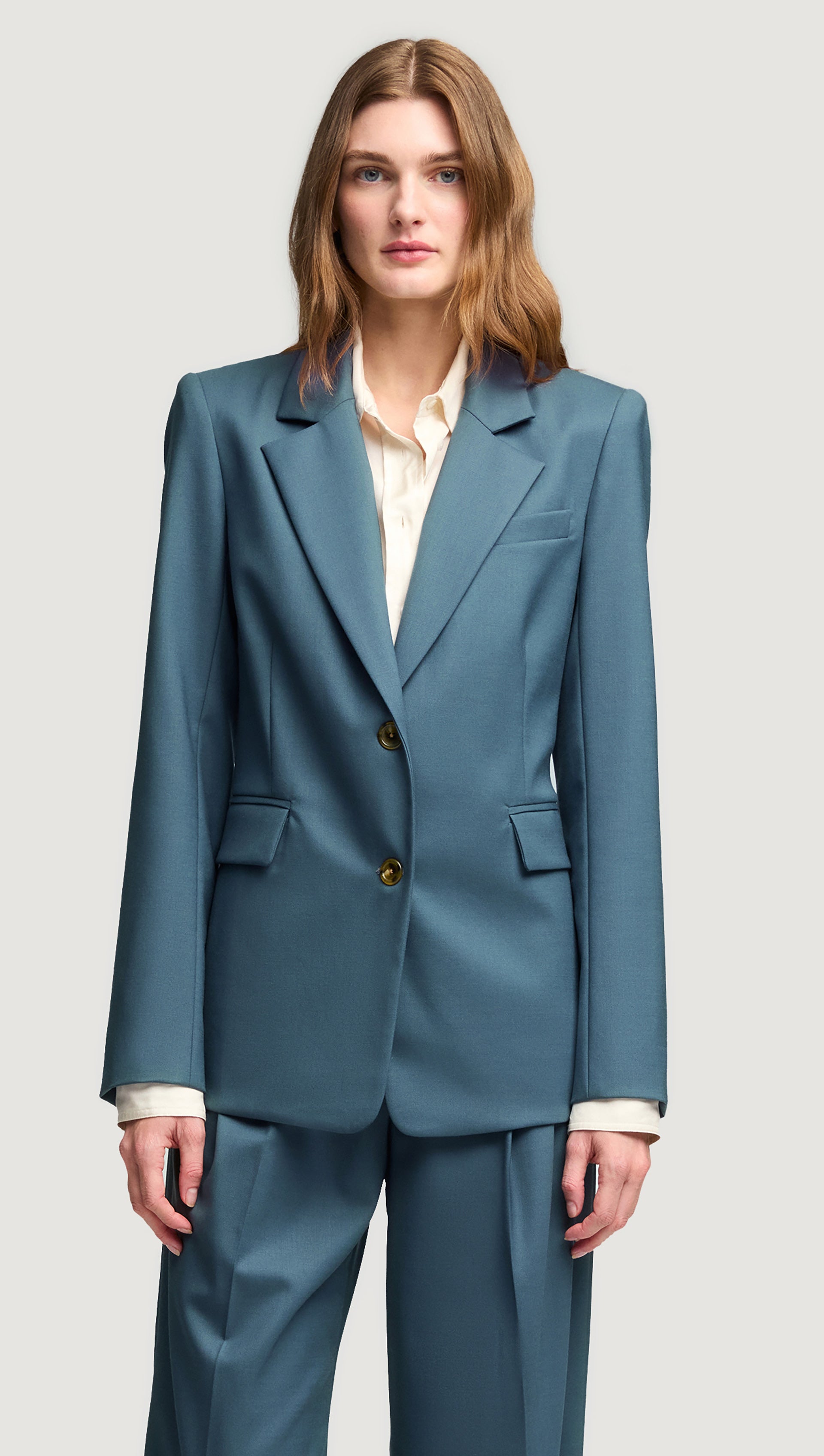 Two-Button Blazer in Seasonless Wool | Women's Blazers