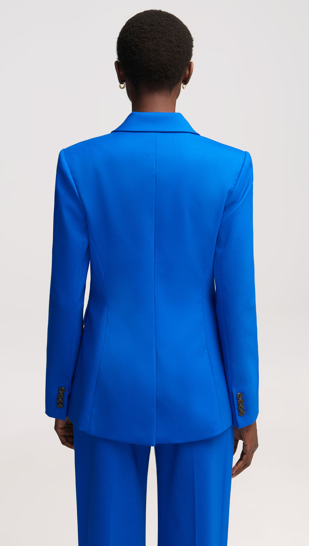 Two-Button Blazer in Seasonless Wool | Royal Blue