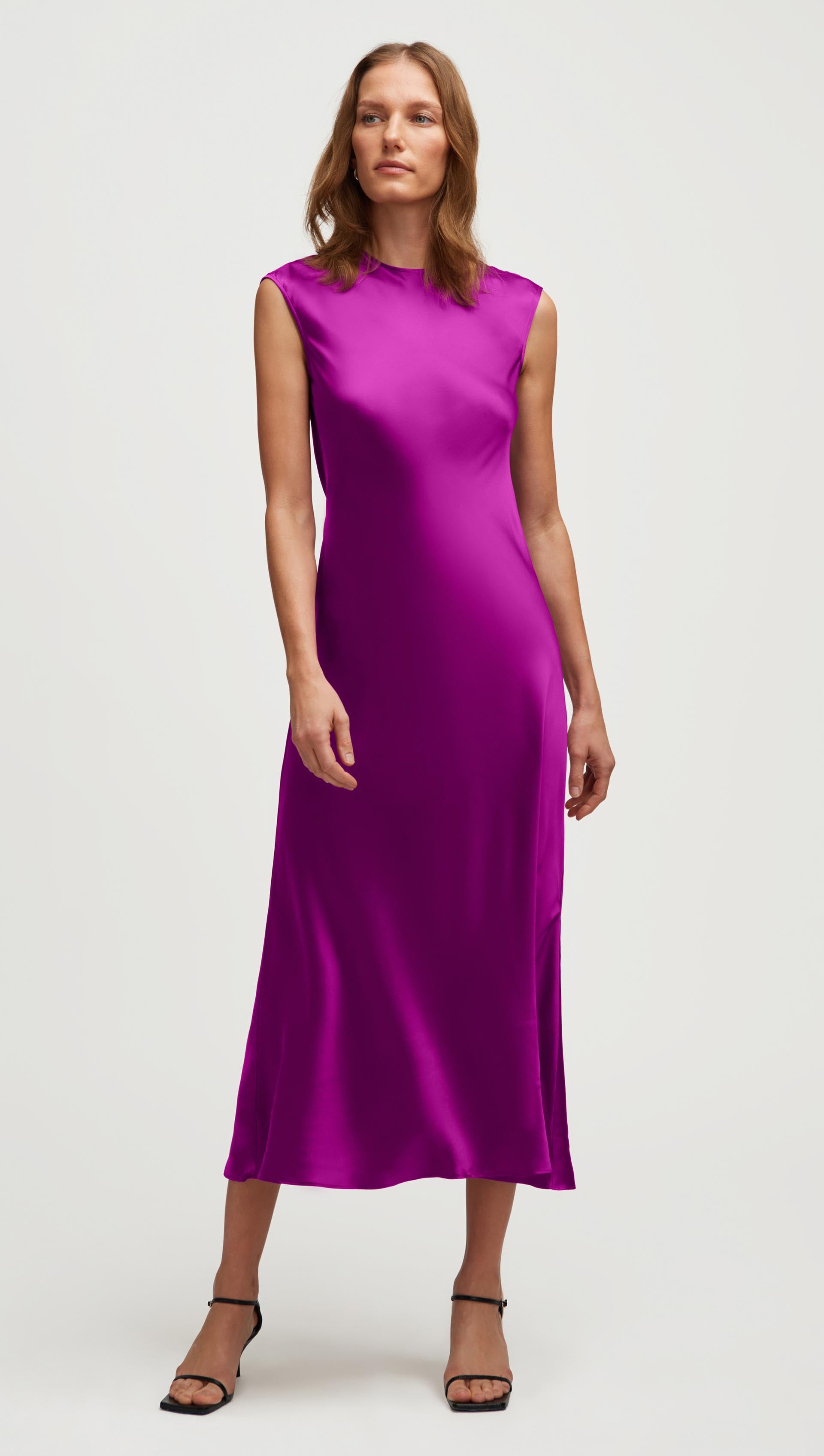 Bias Dress in Silk Charmeuse | Women's Dresses | Argent Bias Dress in Silk Charmeuse | Women's Dresses | Argent