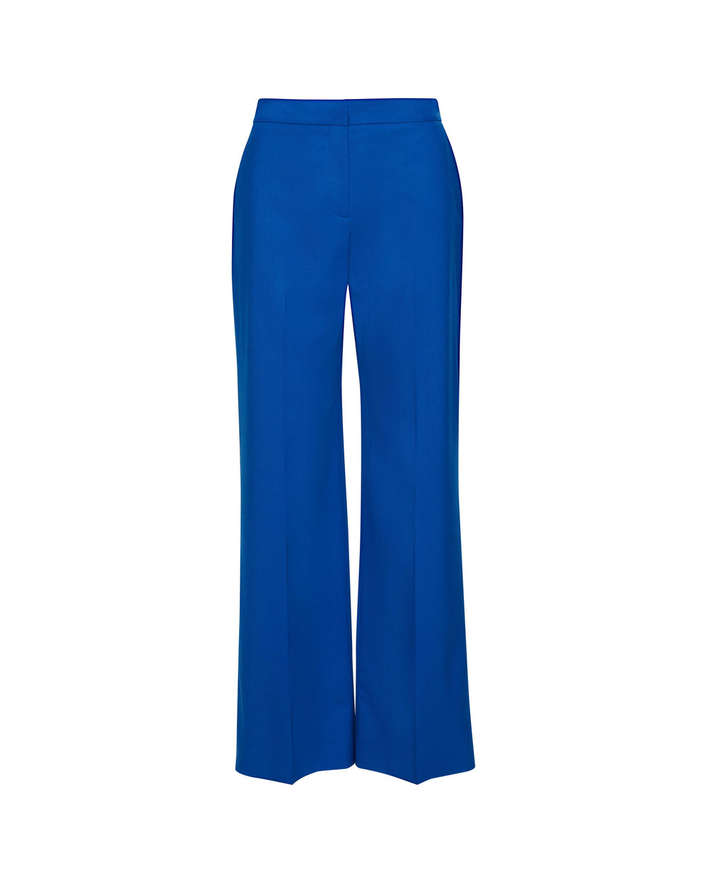 Wide Leg Trouser in Seasonless Wool | Royal Blue