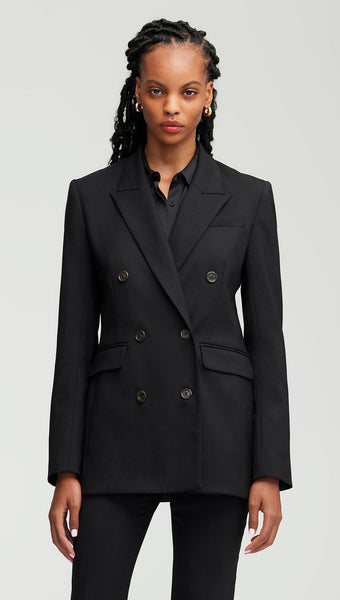 Double-Breasted Blazer in Seasonless Wool | Women