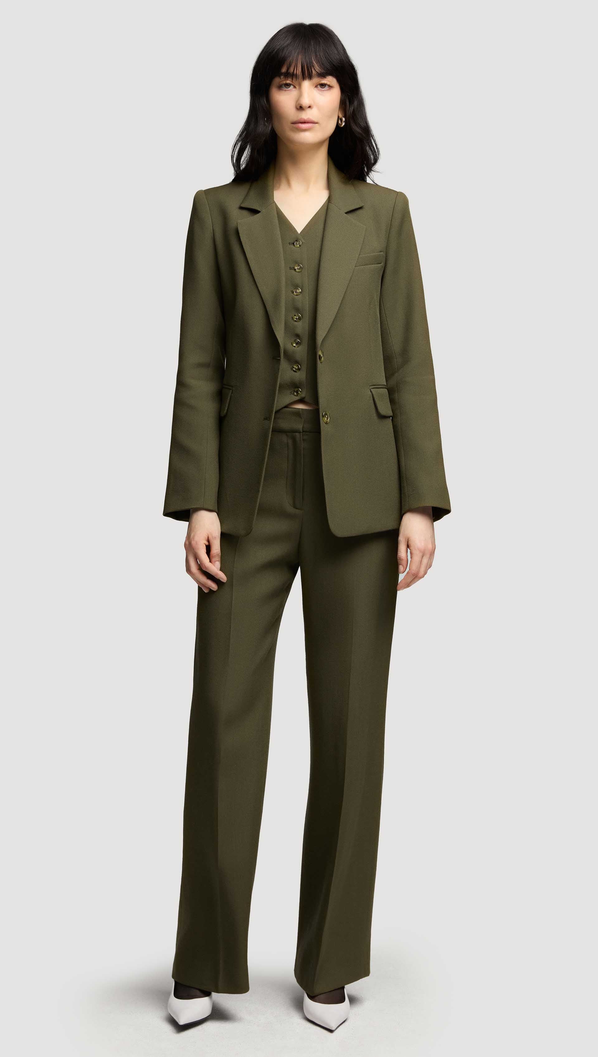 Soho Trouser in Viscose Wool Twill | Women's Pants