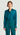 Slim Blouse in Silk Twill | Teal