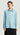Slim Blouse in Silk Twill | Baby Blue