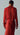 Tie Back Dress in Silk Double Georgette & Charmeuse | Red