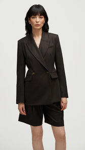 Cooper Blazer in Seasonless Wool | Smoke