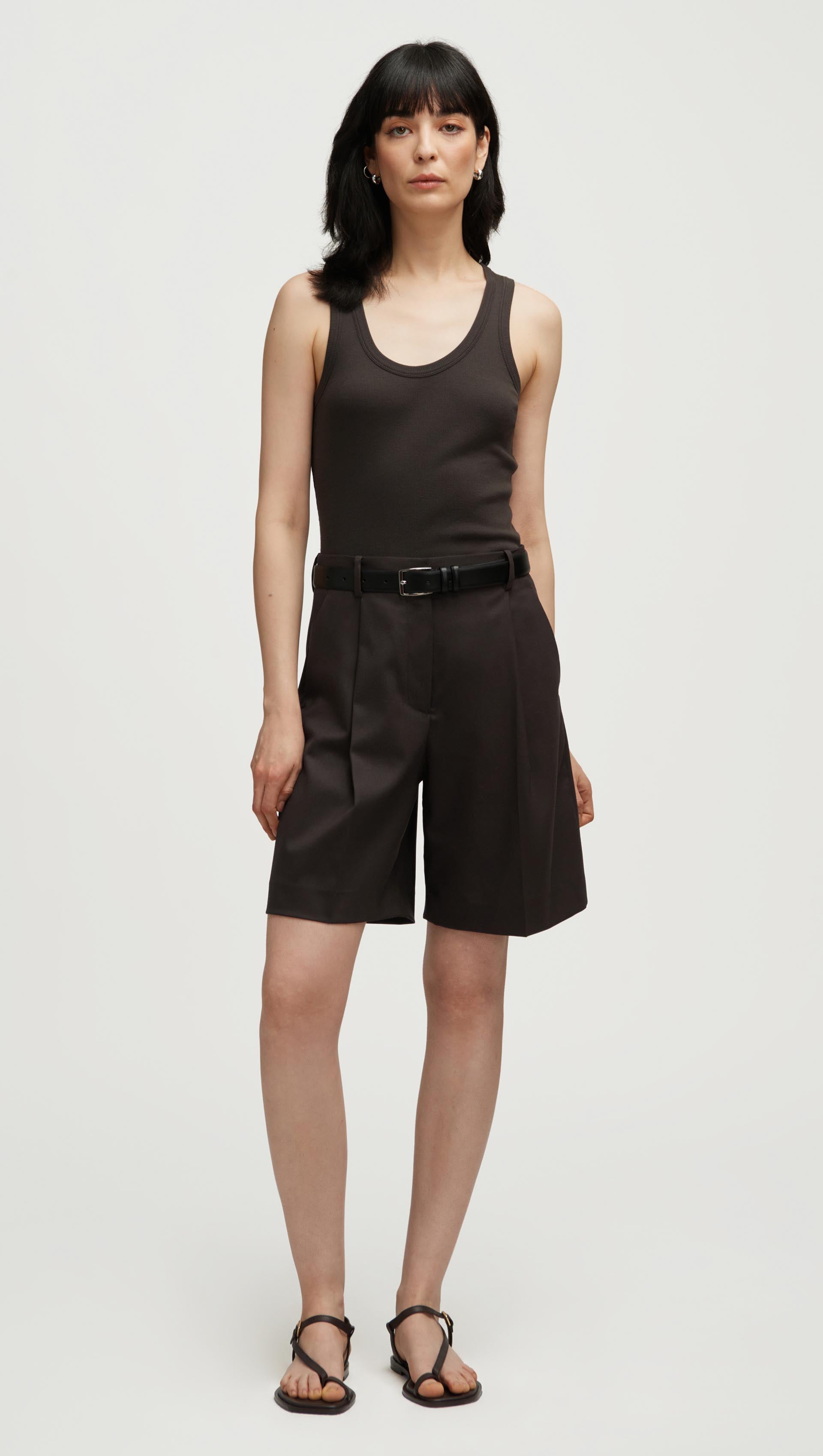 women's wool dress shorts Short wool dress Montagut Bouchara