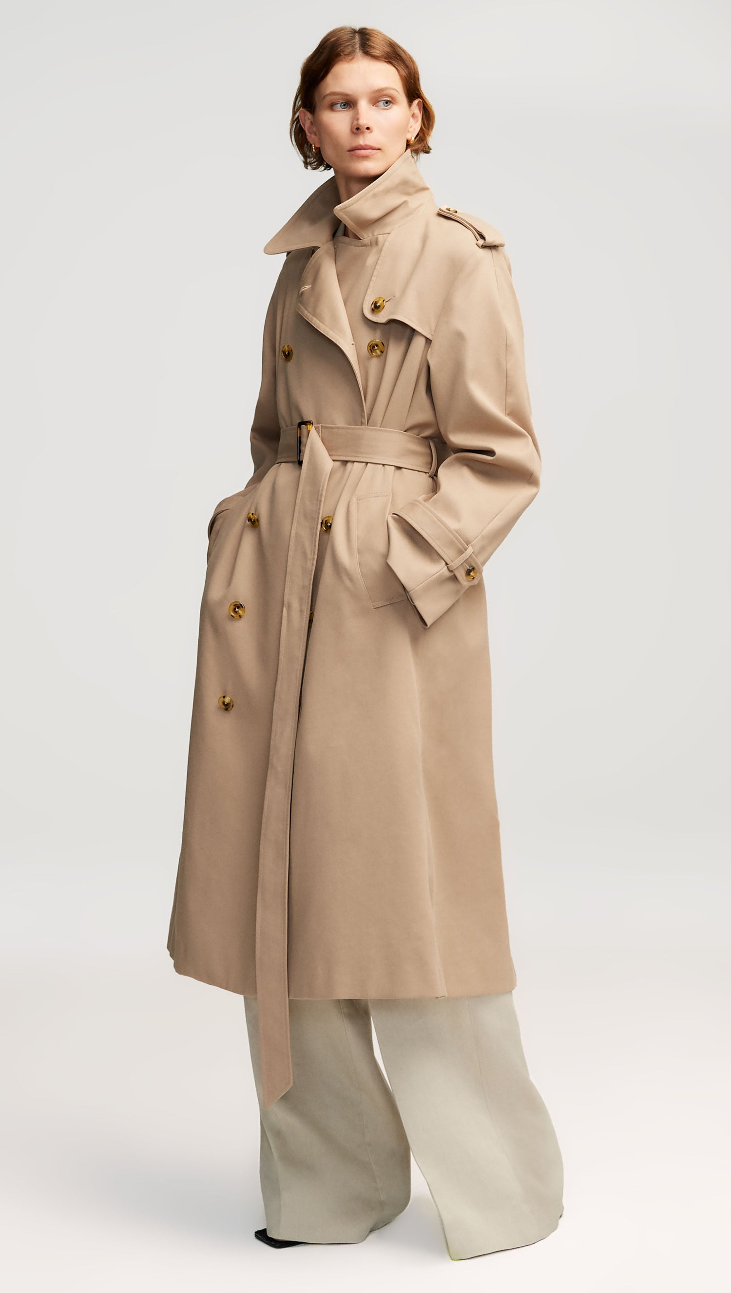 Work Trench in Cotton Twill | Women's Outerwear | Argent