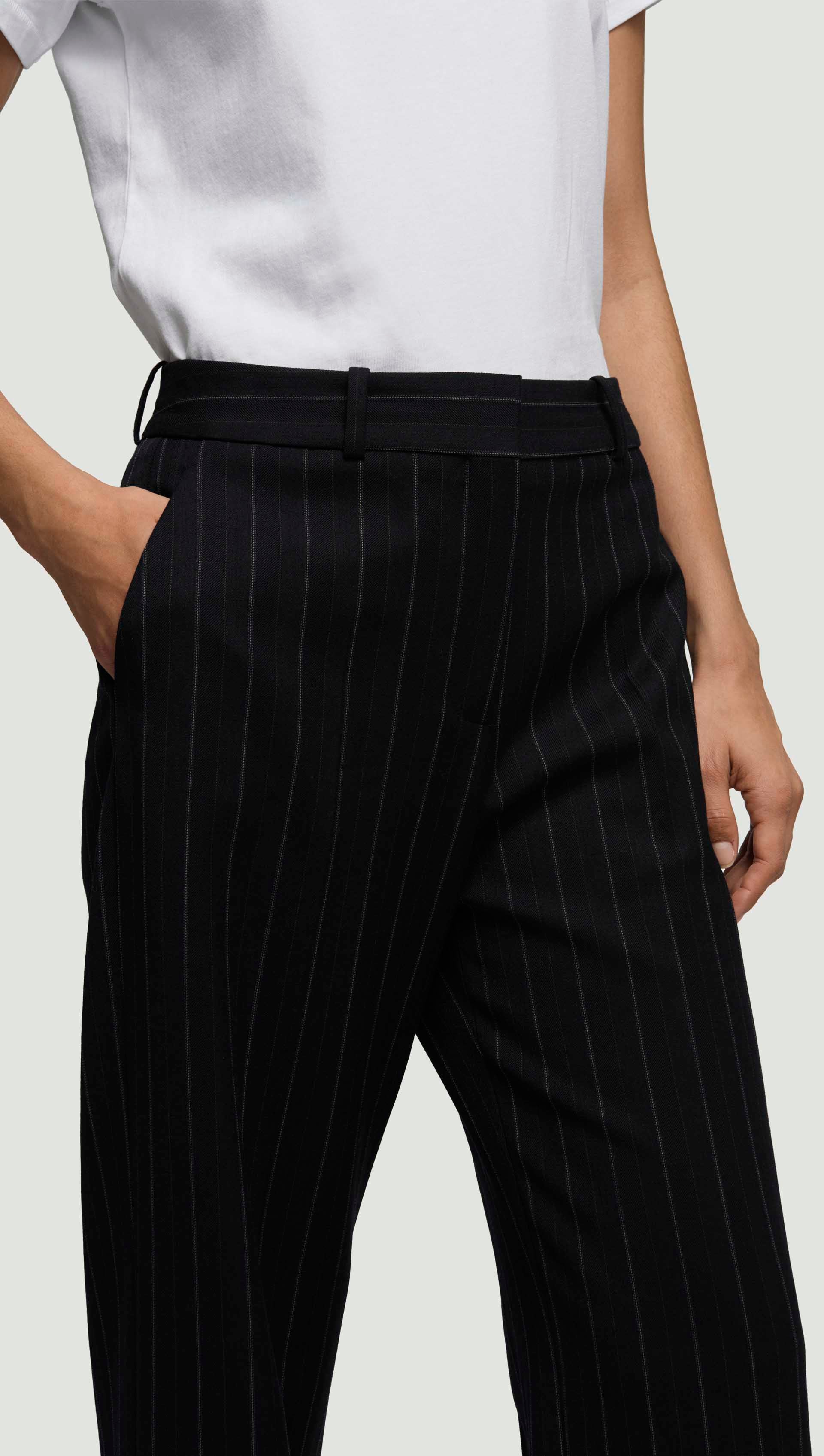 神シルエット◎ 90s~ Stripe 2 Tuck Wool Slacks 神シルエット◎ 90s~ Stripe 2 Tuck Wool Slacks