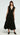 Vest Dress in Viscose Wool Crepe | Black