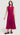 Cornelia Dress in Viscose Linen Twill | Fuchsia