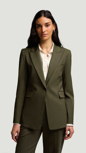 Blazer Outfit Ideas Light Green Blazer Womens Single Button Blazer