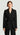 Belted Peak Lapel Blazer in Seasonless Wool | Black