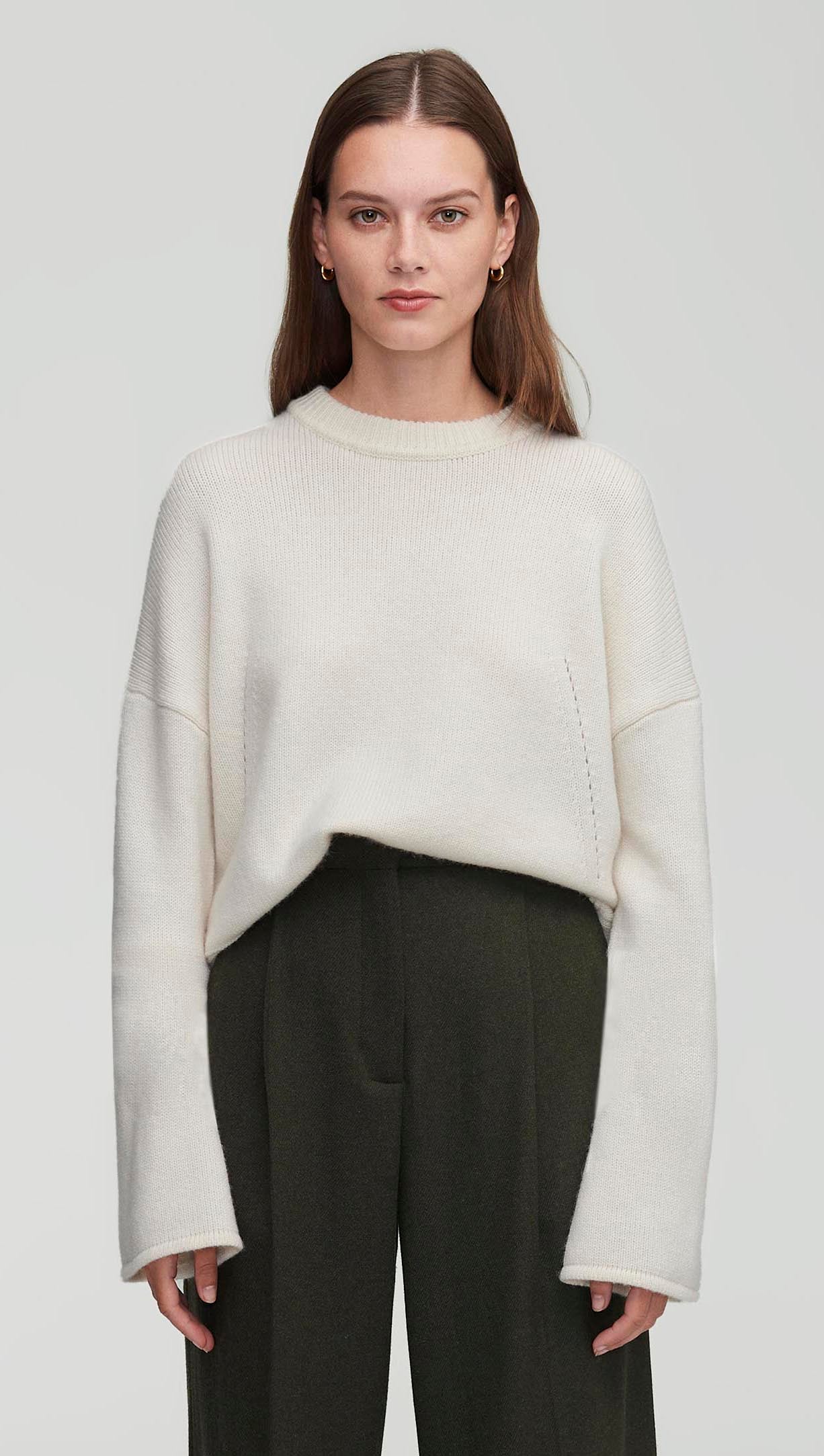 Boxy hot sale cashmere sweater