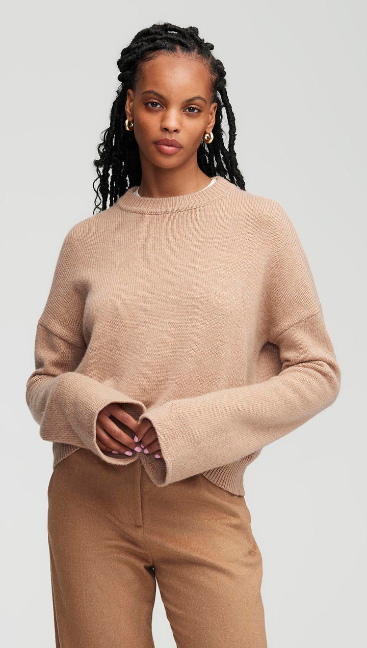 Buy Nelly Everyday Rib Knit Sweater - Beige