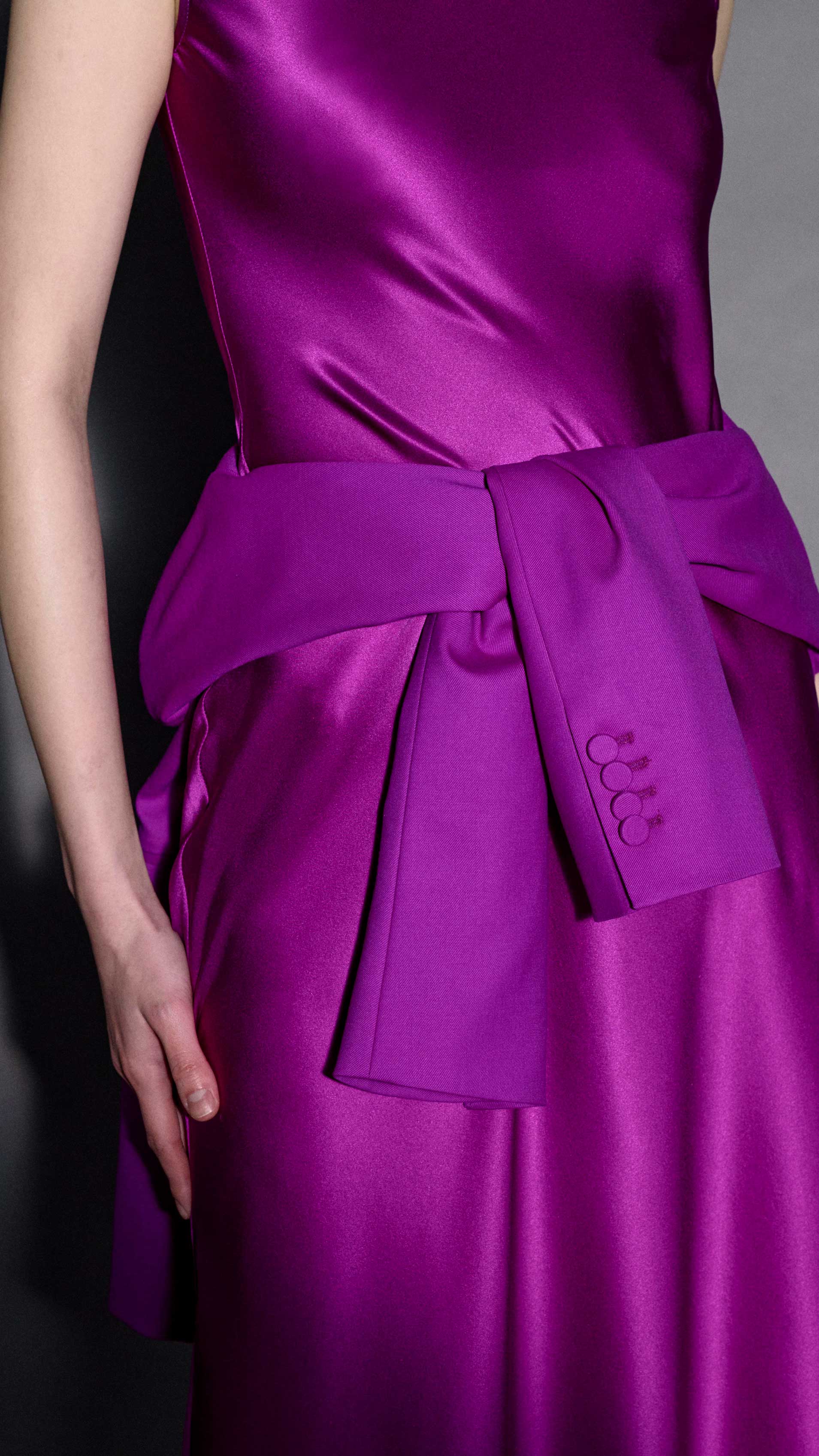 Bias Dress in Silk Charmeuse | Orchid Bias Dress in Silk Charmeuse | Orchid