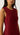 Carroll Dress in Viscose Linen | Maroon