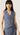 Double-Breated Waistcoat in Basket Weave Linen | Blue Grey