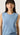 Fine Knit Sleeveless Top in Merino Silk | Light Blue