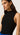 Mock Neck Bodysuit in Viscose | Black