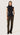 Ruched Blouse in Silk Charmeuse | Black