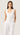 Scoop Neck Waistcoat in Viscose Linen | Ivory