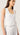 Scoop Neck Waistcoat in Viscose Linen | Ivory
