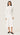 Tie Back Dress in Double Georgette & Silk Charmeuse | Ivory