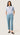 Fine Knit Shortsleeve Polo in Merino Silk | Light Blue
