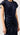 Shirred Dress in Silk Charmeuse | Midnight