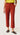 Cropped Straight Leg Trouser in Seasonless Wool | Persimmon