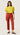 Cropped Straight Leg Trouser in Seasonless Wool | Persimmon