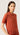 Fine Knit Shortsleeve Polo in Merino Silk | Persimmon