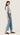 Cropped Straight Leg Trouser in Seasonless Wool | Steel Blue
