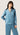 Pajama Blouse in Silk Charmeuse | Steel Blue