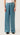 Pull-Up Pant in Silk Charmeuse w/Piping Detail | Steel Blue