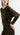 Longsleeve Draped Dress in Silk Charmeuse | Ripe Olive