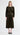 Longsleeve Draped Dress in Silk Charmeuse | Ripe Olive