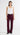 Straight Leg Trouser in Seasonless Wool | Dark Plum