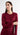 Longsleeve Bias Dress in Silk Charmeuse | Dark Plum