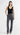 Straight Leg Trouser in Textured Cotton Wool | Salt and Pepper