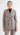 Double-Breasted Blazer in Wool | Beige Pinstripe
