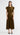Draped Dress in Silk Charmeuse | Green Ochre