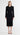 Double-Breasted Midi Dress in Viscose | Black