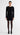 Mini Double-Breasted Dress in Textured Wool Blend | Black