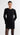 Mini Double-Breasted Dress in Textured Wool Blend | Black