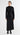 Ruched Longsleeve Dress in Silk Charmeuse | Black