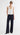 Soho Trouser in Textured Wool Blend | Midnight