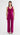 Wide Leg Trouser in Seasonless Wool | Magenta