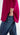 Slim Blouse in Silk Twill | Magenta